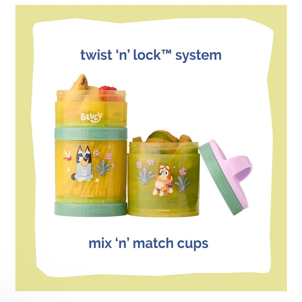 Bluey Whiskware Snack Stack - Picture 4 of 10
